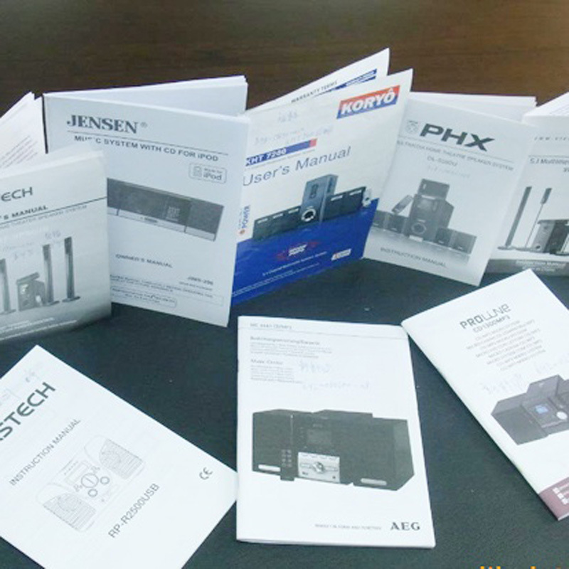 工廠印刷彩色說明書電子產(chǎn)品說明書印刷折頁彩頁宣傳單畫冊印刷